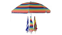 Зонт  1,6м разноцветный 2 части арт.WRU049