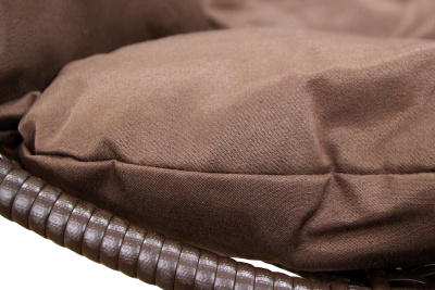 Кресло подвесное Сфера (стойка+осн.КОРИЧ.,корзн.корич.,подуш.корич. 3уп.(М))