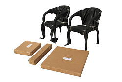Набор мебели Мартин Мини  (Стол Мартин/Амиго мини 3 уп.+ 2 стула Мартин)  