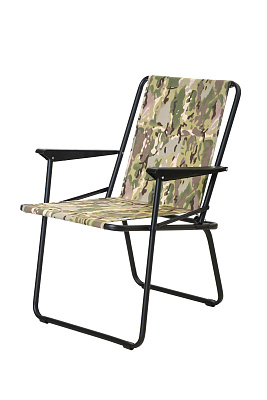 Кресло складное Фольварк жесткое (5 шт в упаковке (каркас черный, ткань хаки)) 