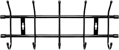Вешалка настенная ВН5 5 крючков (черная)