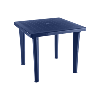 Стол пластиковый  квадратный (синий)