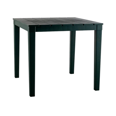 Стол пластиковый Прованс квадратный (темно-зеленый)