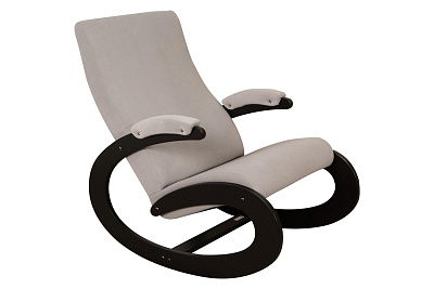 Кресло -качалка Экси М 1уп (каркас венге, Ultra Smoke-серый) 