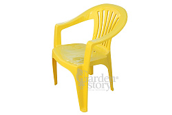 Кресло пластиковое Эфес (желтый)
