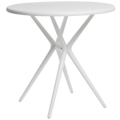 Стол пластиковый ТЕОРИ круглый (белый)