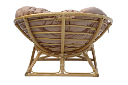 Кресло -качалка на полозьях Папасан Харли D110 3 уп(1 уп корзина медовый, 1 уп полозья, 1 уп подушка