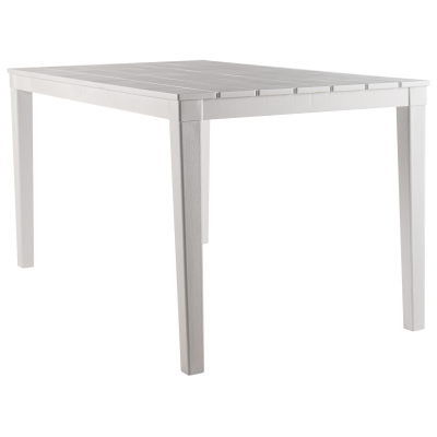 Стол пластиковый Прованс прямоугольный (белый)