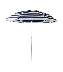 Зонт  1,8м бело-синяя полоска (12шт в уп.) 2 части
