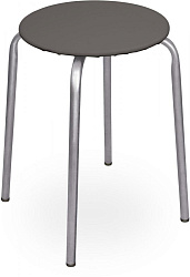 Табурет  Эконом-2 (круглое сиденье), серый