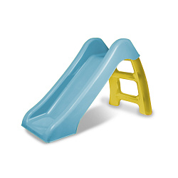 Горка детская пластиковая бирюзовый скат+желтая лестница (Россия)
