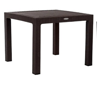 стол квадрат корич