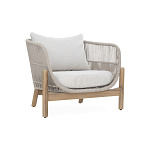Набор мебели Риччи MAX  2 уп. (стол+2кресла+диван, серый, подушки серые) 