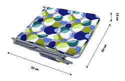 Кровать раскладная Юниор мягкая (цвет ткани в ассортименте рис. (4 шт. в уп.) 