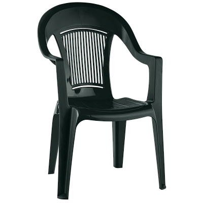 Кресло пластиковое Фламинго (темно-зеленое)