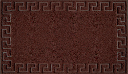 Коврик грязесборный Spongy Меандр 40х60см SunStep (коричневый) арт.38-302