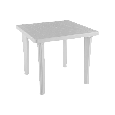 Стол пластиковый  квадратный (белый)