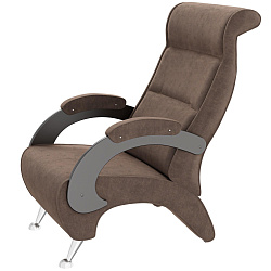 Кресло  Деметрио 9Д 2уп (каркас венге, м/э коричневый Ultra Chokolate) 