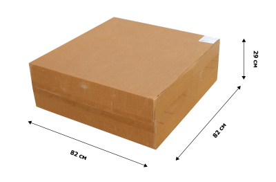 Стол пластиковый ТЕОРИ круглый (белый с черными ножками)