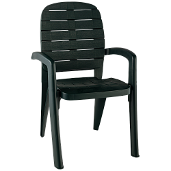 Кресло пластиковое Прованс (темно-зеленое)