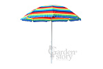 Зонт  2,4м разноцветный (10шт в уп.) (плотная ткань)
