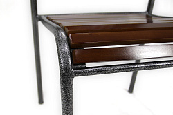 Набор мебели Бетта  (4 стула+прямоуг. стол) (каркас серый) 