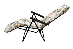 Кресло -шезлонг Альберто (2 шт в в уп.) (каркас зеленый., ткань рис.цветы)  