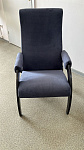 Кресло  Марта №61М (каркас венге, ткань VERONA Denim Blue - синий) 1уп 