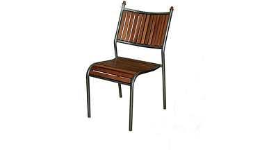 Кресло к набору Бетта арт.001-МТ002, коричневый, серый,серый, 