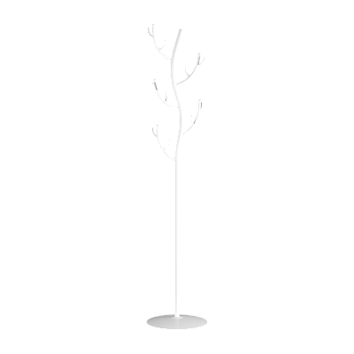 Вешалка - стойка №9 Дерево (белый)