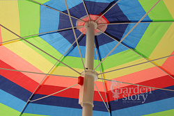 Зонт  2,0м разноцветный (уп.12шт.) 2 части