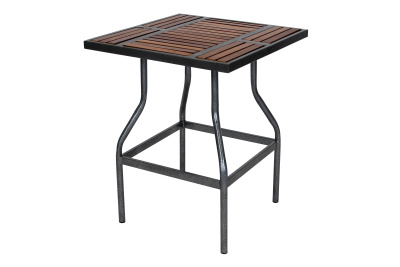 Набор мебели Бетта Мини  (2 стула+квадр.стол) (каркас серый) 