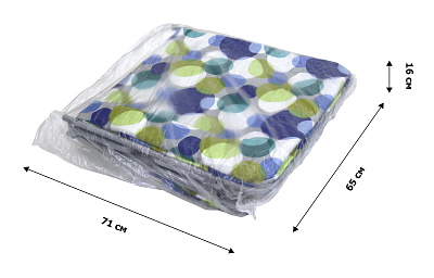 Кровать раскладная Юниор мягкая (цвет ткани в ассортименте рис. (1 шт. в уп., гофрокартон) 
