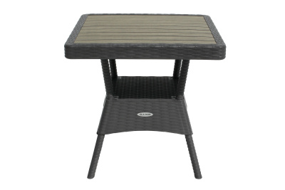 Стол пластиковый Ola Dom 76x76см квадратный (антрацит)