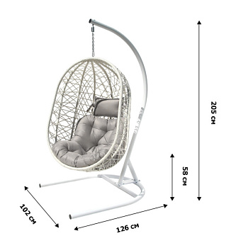 Кокон XL серый