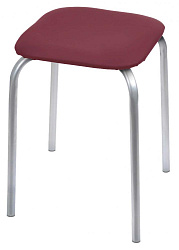 Табурет  Классика-3 (квадратное сиденье), темно-красный