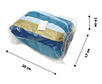 Гамак  тканевый двухместный без перекладины 2000х1500мм (16шт/уп в ассортименте, рис. полоска)