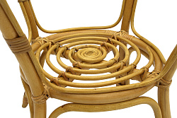 Набор мебели Багамы Премиум мини  (2кресла+стол (2 уп.), каркас медовый, подушки бежевые) 