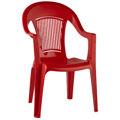 Кресло пластиковое Фламинго арт.ФЛ-МТ005 (красное)