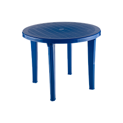 Стол пластиковый  арт.СП1-МТ016 круглый (синий)
