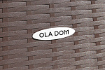 Стол пластиковый Ola Dom квадратный (коричневый)