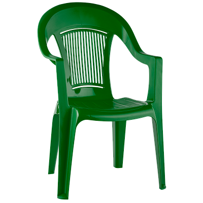 Кресло пластиковое Фламинго арт.ФЛ-МТ015 (зеленое)