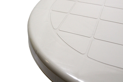 Стол пластиковый  овальный (серый)