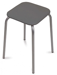 Табурет  Эконом-3 (квадратное сиденье), серый