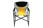 Кресло складное Хаусхальт ННС2/O (2 шт в упаковке (каркас черный, ткань оранжевая)) 