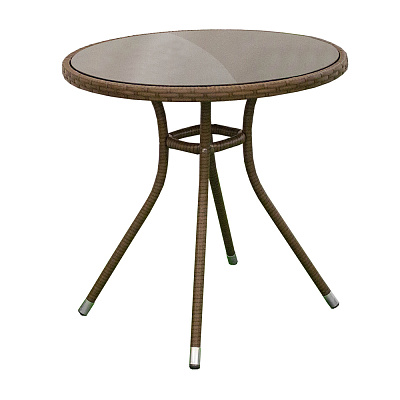 Стол к набору Кафе мини арт.ZR130 (D60мм)(каркас кофейный, столешница тонированная)